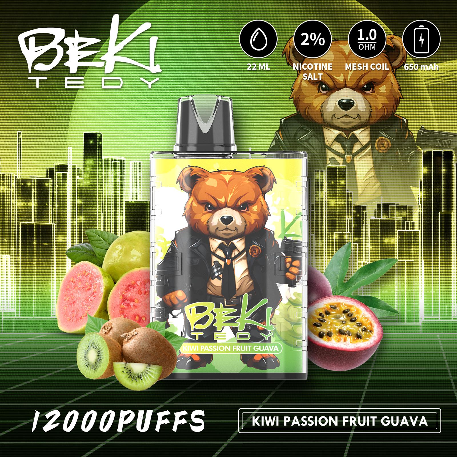 Beki Tedy 12000 Puffs Vape Jetable (Boîte de 10)