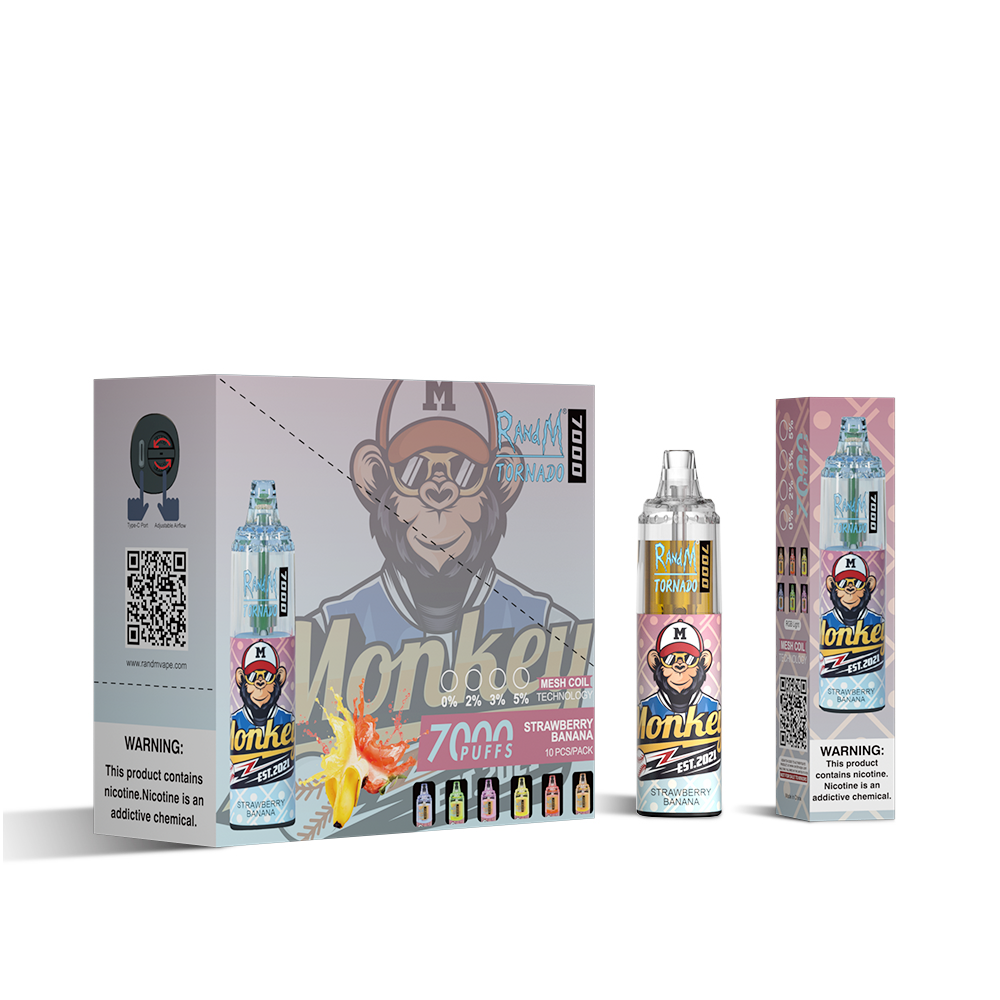 RAndM Tornado 7000 Puffs Vape Jetable (Boîte de 10)