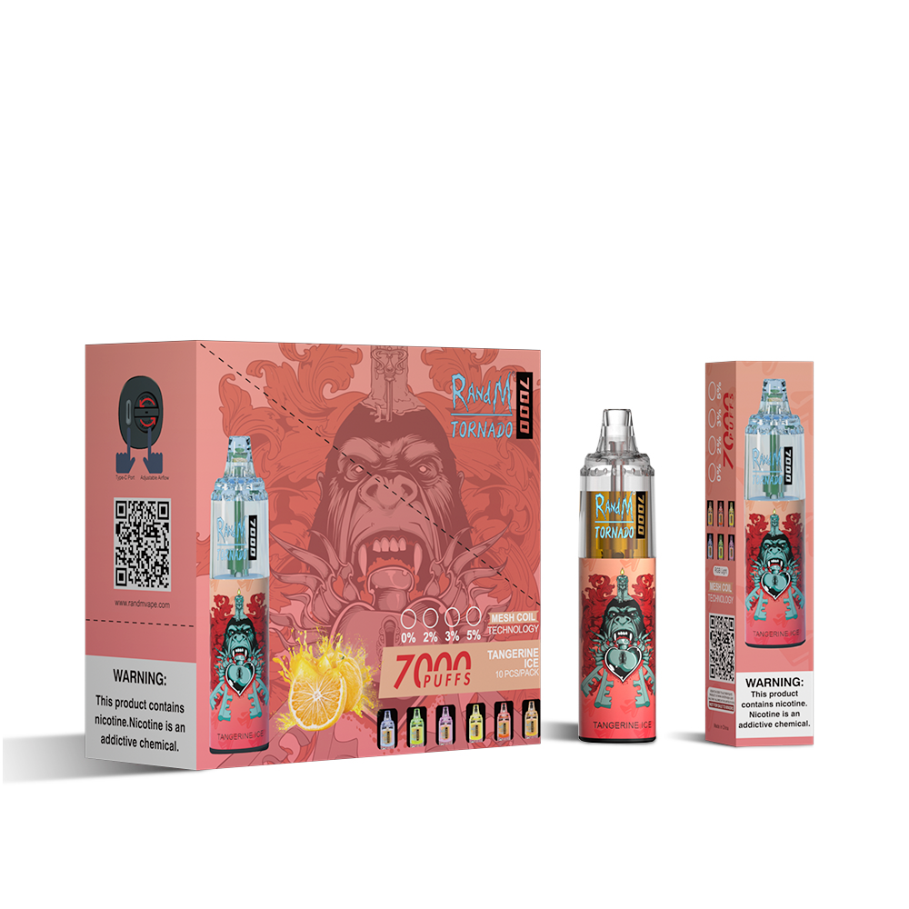 RAndM Tornado 7000 Puffs Vape Jetable (Boîte de 10)