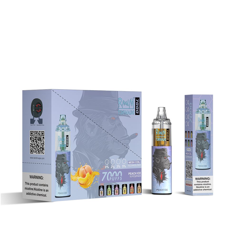 RAndM Tornado 7000 Puffs Vape Jetable (Boîte de 10)