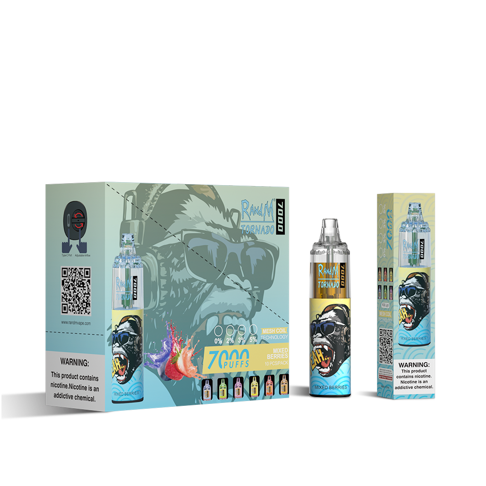 RAndM Tornado 7000 Puffs Vape Jetable (Boîte de 10)