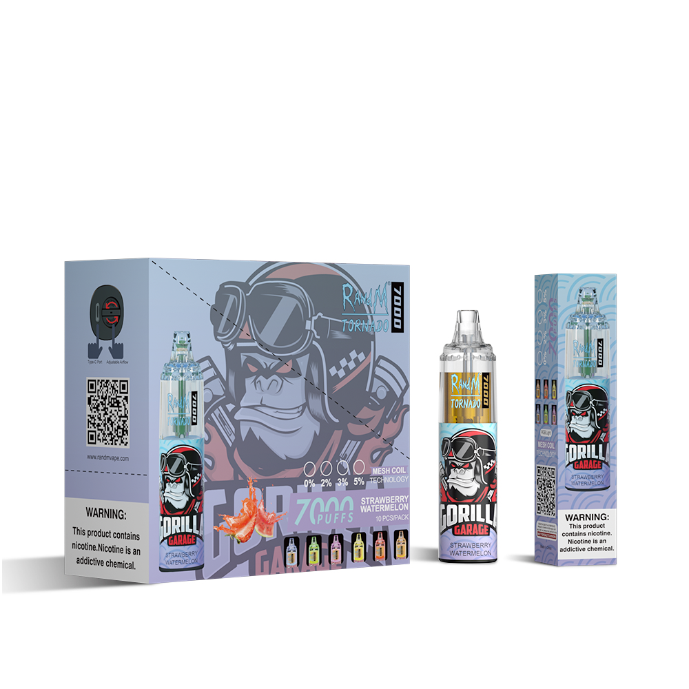 RAndM Tornado 7000 Puffs Vape Jetable (Boîte de 10)