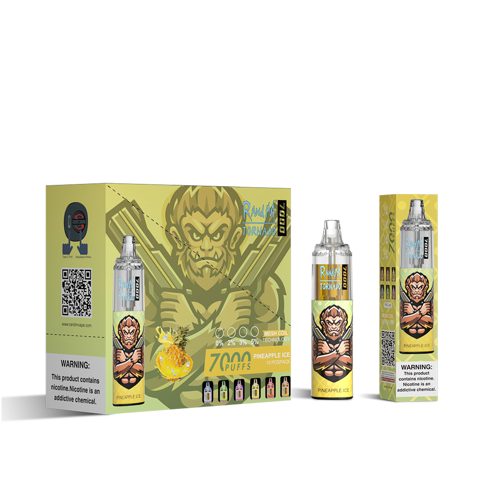 RAndM Tornado 7000 Puffs Vape Jetable (Boîte de 10)