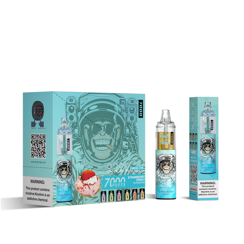 RAndM Tornado 7000 Puffs Vape Jetable (Boîte de 10)