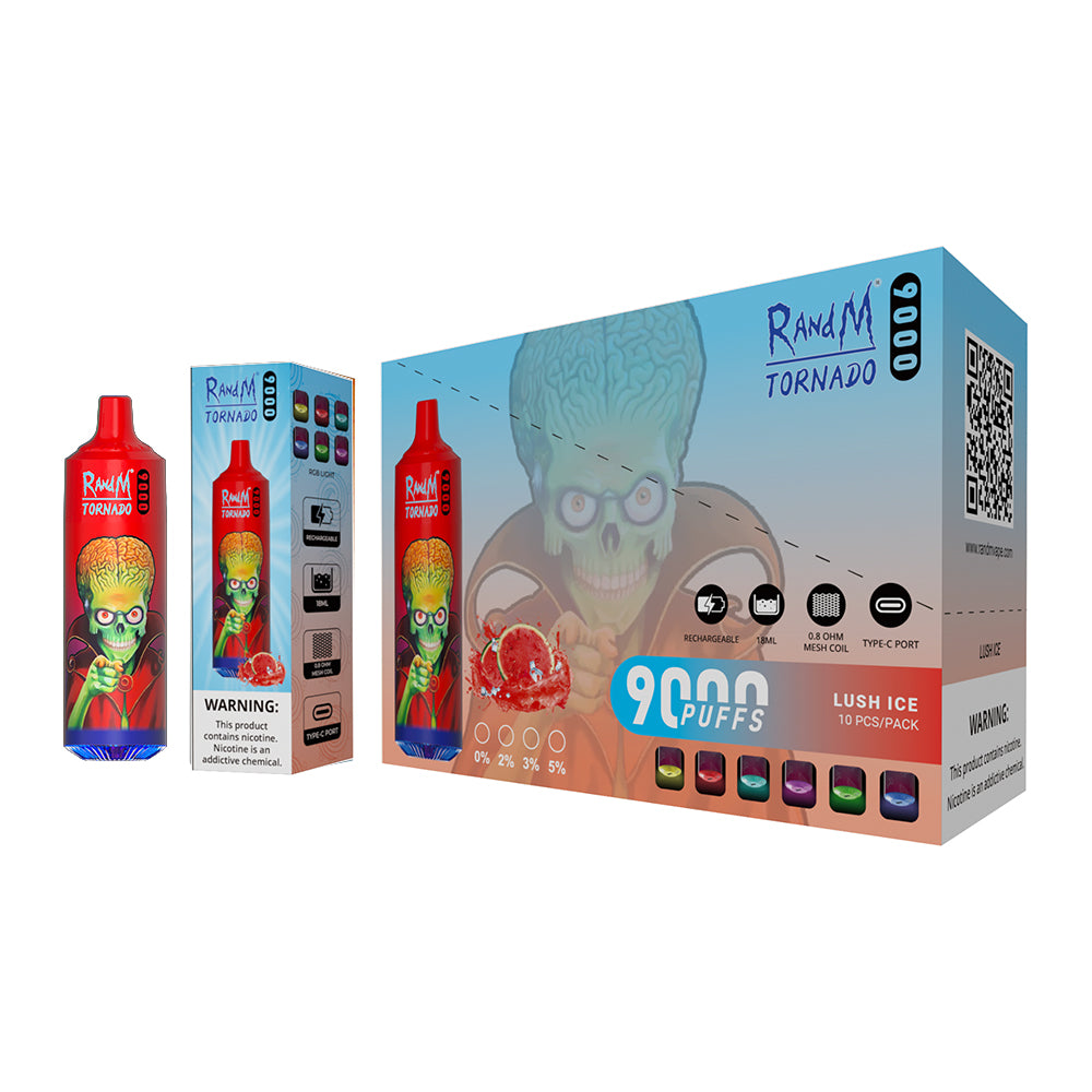 RAndM Tornado 9000 Puffs | 56+ Gout | 10.29 Prix RAndM Tornado 9000 Puffs | 56+ Gout | 10.29 Prix