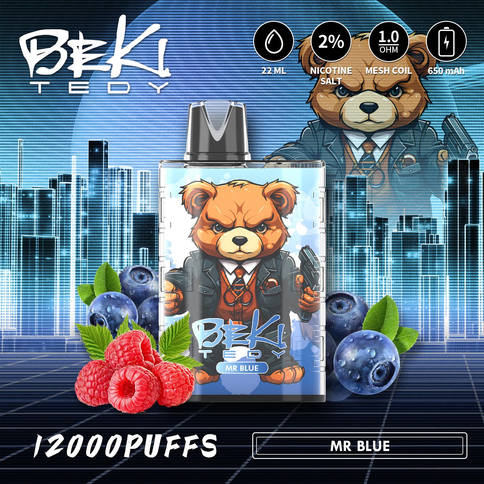 Beki Tedy 12000 Puffs Vape Jetable (Boîte de 10)