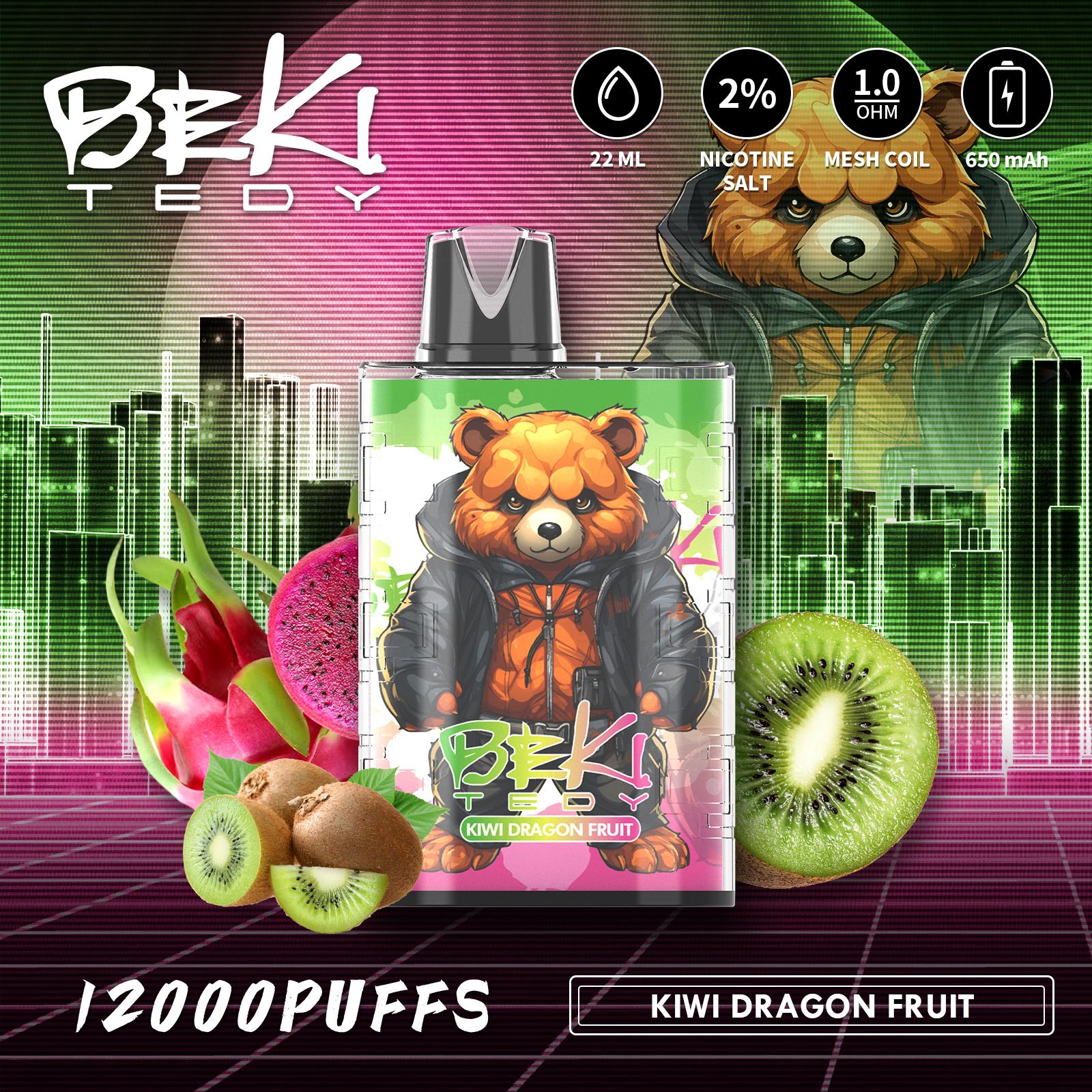 Beki Tedy 12000 Puffs Vape Jetable (Boîte de 10)