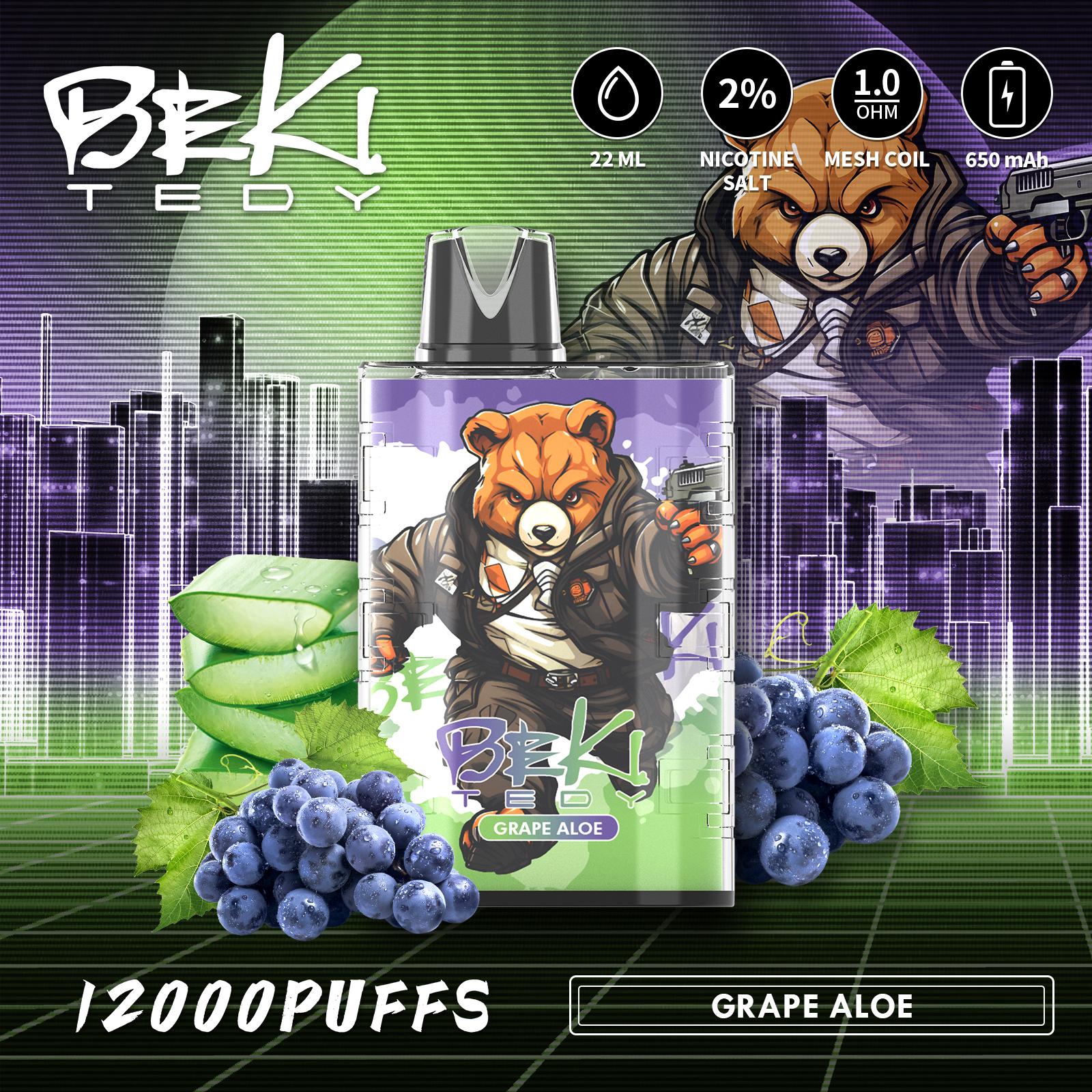 Beki Tedy 12000 Puffs Vape Jetable (Boîte de 10)