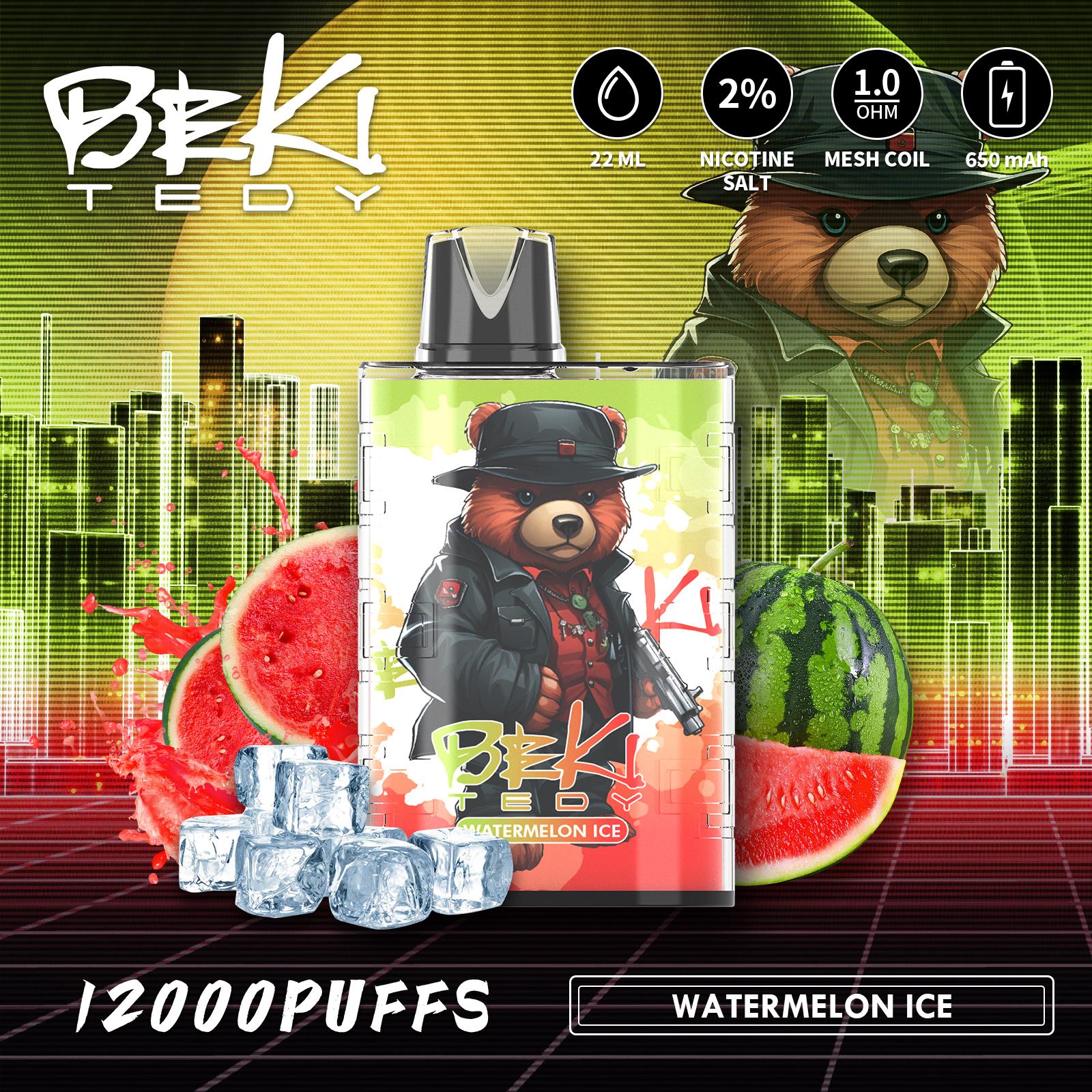 Beki Tedy 12000 Puffs Vape Jetable (Boîte de 10)