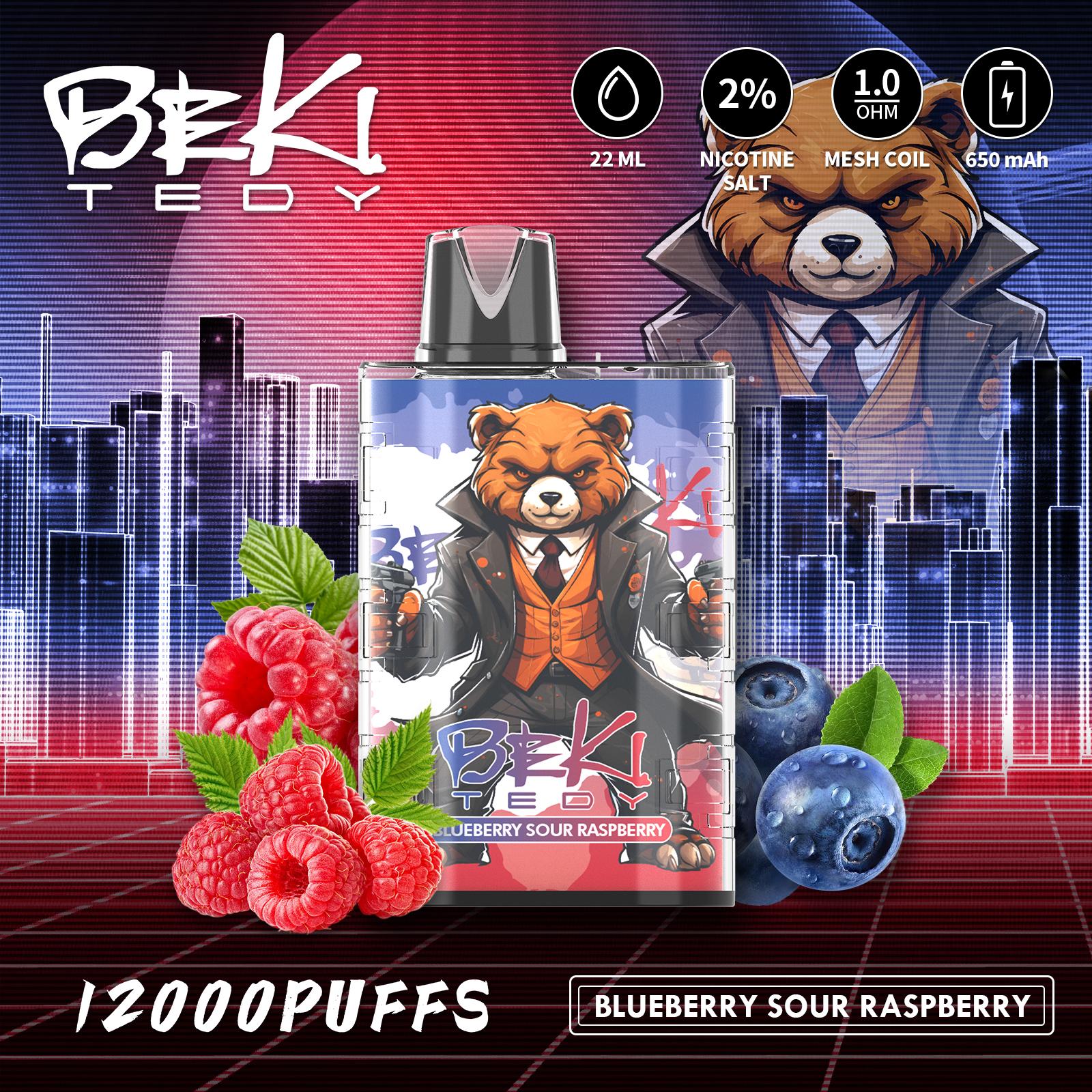 Beki Tedy 12000 Puffs Vape Jetable (Boîte de 10)