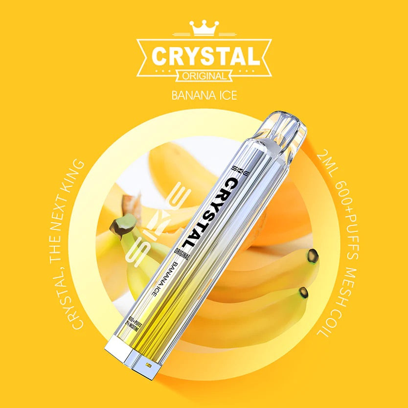 SKE Crystal Bar 600 Puffs Vape Jetable (Boîte de 10)