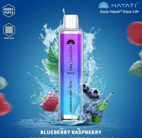 Hayati Pro Max 4000 Puffs Vape Jetable (Boîte de 10)