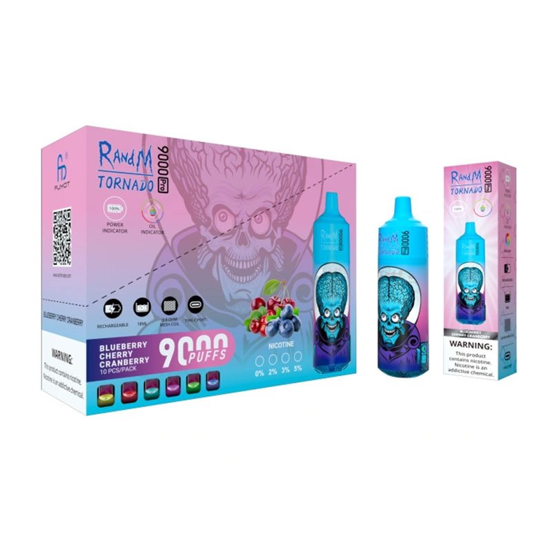 Randm Tornado 9000 Pro Puffs Vape Jetable 