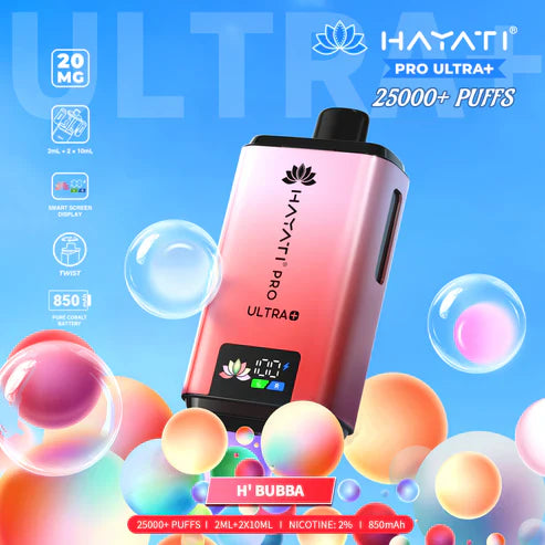 Hayati Pro Ultra Plus 25000 Puffs Disposable Vape