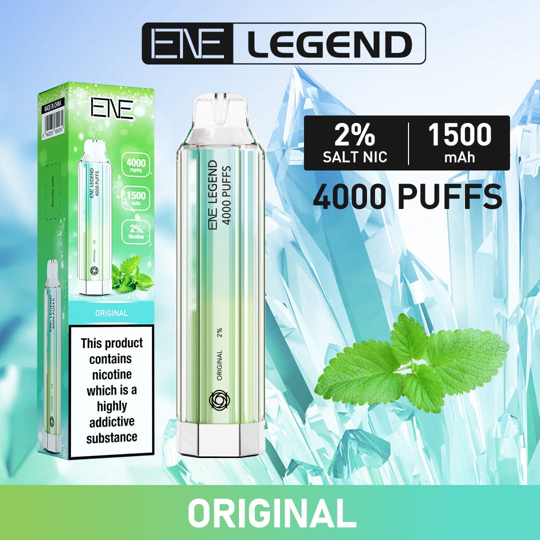 Elux ENE Legend 4000 Puffs Vape Jetable (Boîte de 10)