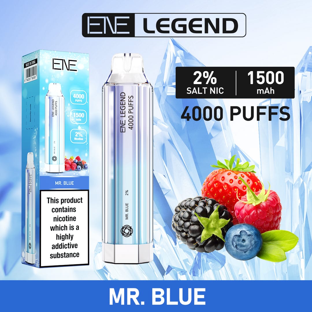 Elux ENE Legend 4000 Puffs Vape Jetable (Boîte de 10)