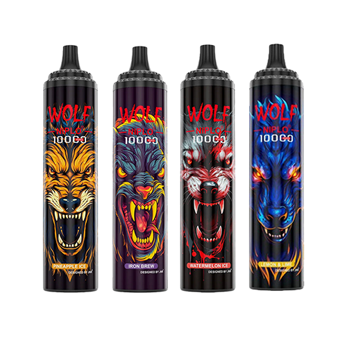 JNR Wolf Niplo 10000 Puffs Vape Jetable (Boîte de 10)