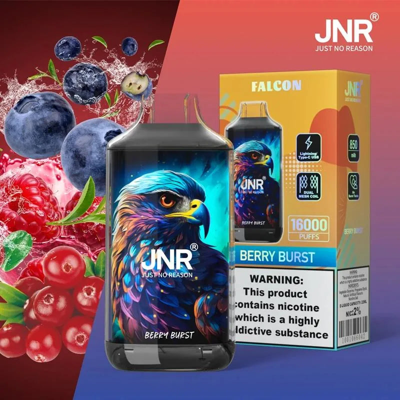 Puff JNR Falcon 16000 Vape Jetable | 53+ Gout | 13.79 Prix Puff JNR Falcon 16000 Vape Jetable | 53+ Gout | 13.79 Prix