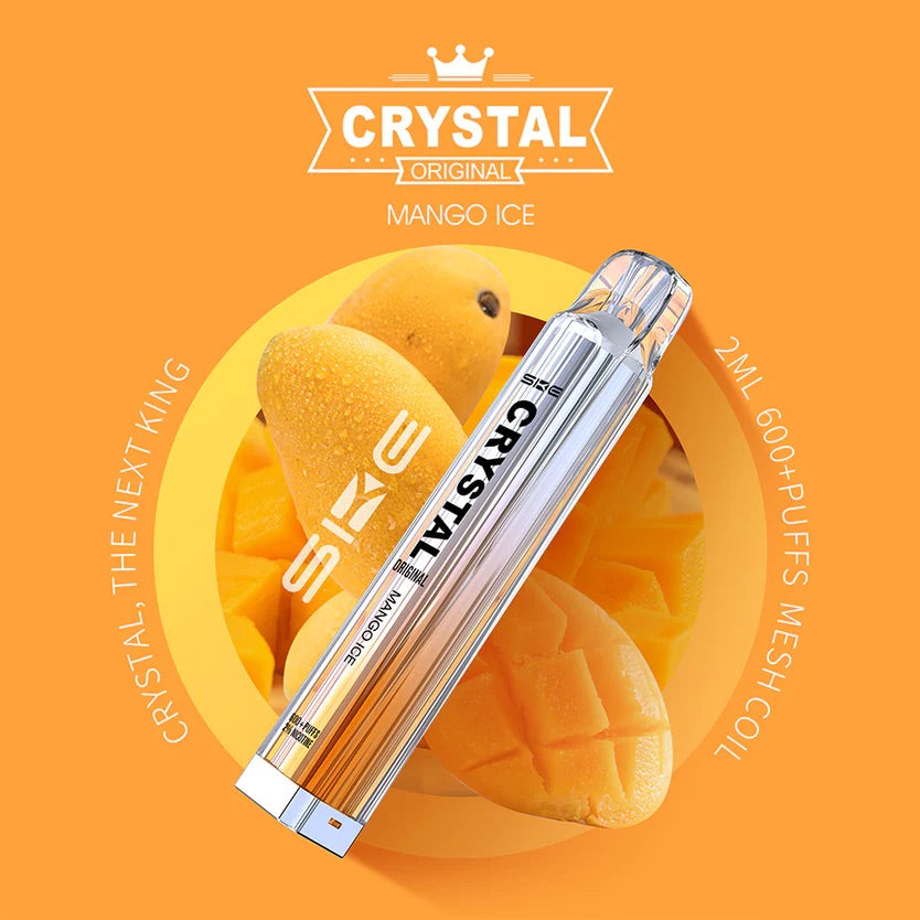 SKE Crystal Bar 600 Puffs Vape Jetable (Boîte de 10)