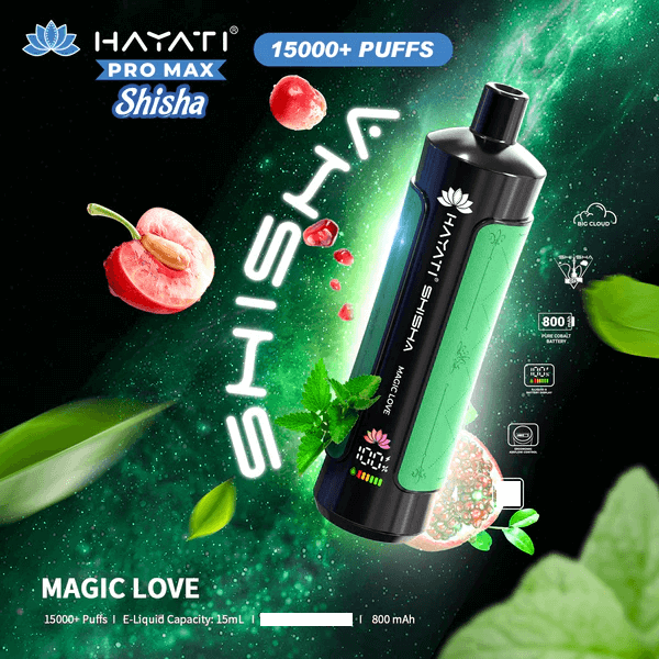 Hayati Puff Shisha 15k Vape Jetable