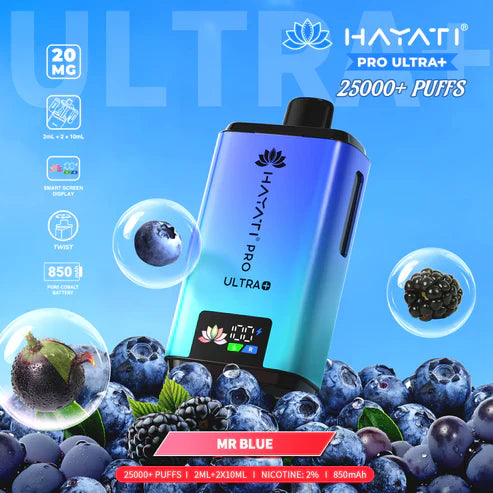 Hayati Pro Ultra Plus 25000 Puffs Disposable Vape