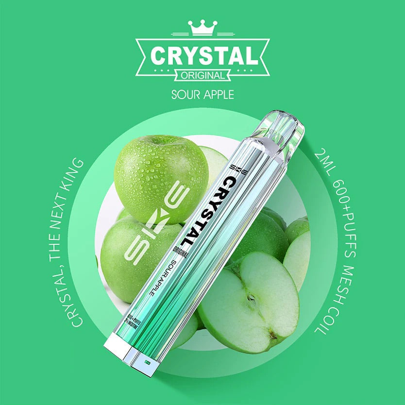 SKE Crystal Bar 600 Puffs Vape Jetable (Boîte de 10)