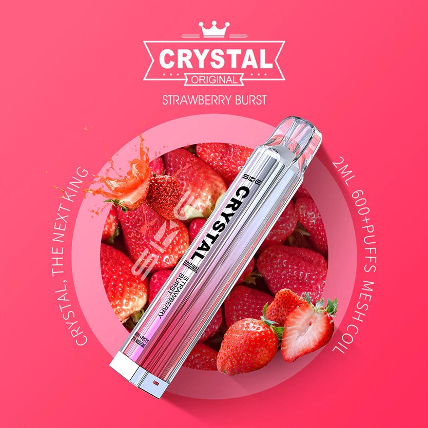 SKE Crystal Bar 600 Puffs Vape Jetable (Boîte de 10)