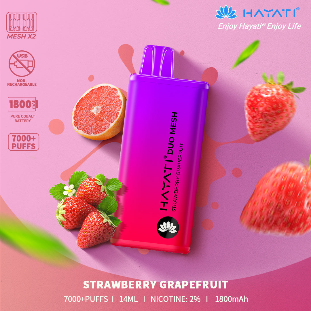 Hayati Duo Mesh 7000 Puffs Vape Jetable 