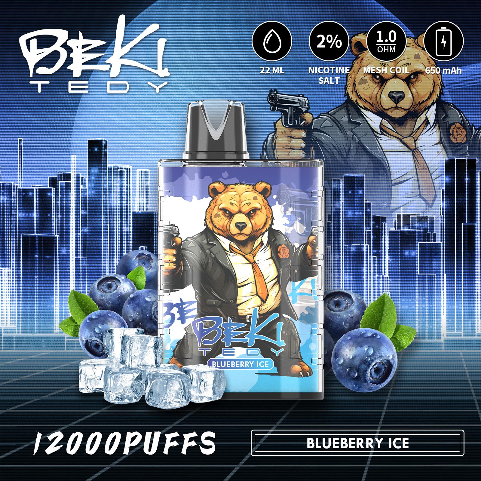 Beki Tedy 12000 Puffs Vape Jetable (Boîte de 10)