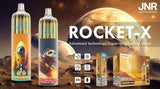 JNR Rocket X 12400 Puffs Vape Jetable (Boîte de 10)