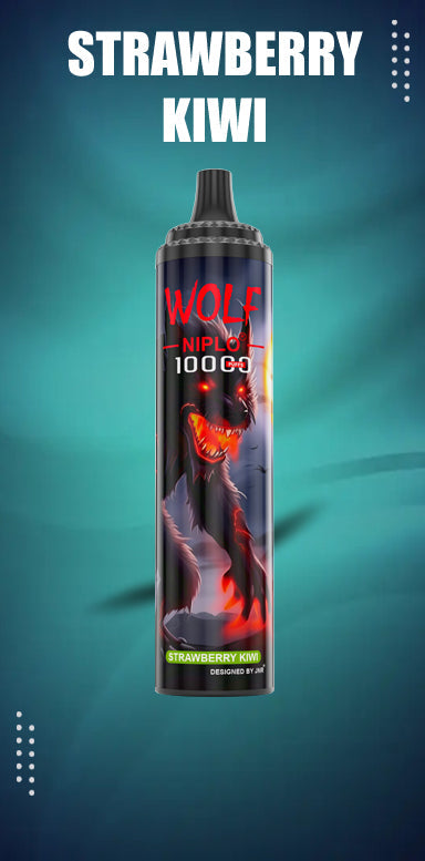 JNR Wolf Niplo 10000 Puffs Vape Jetable (Boîte de 10)