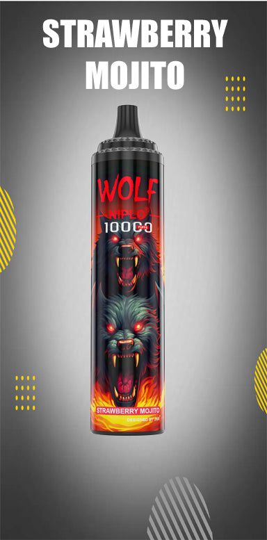 JNR Wolf Niplo 10000 Puffs Vape Jetable (Boîte de 10)