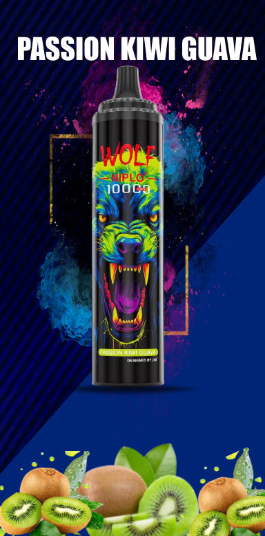 JNR Wolf Niplo 10000 Puffs Vape Jetable (Boîte de 10)