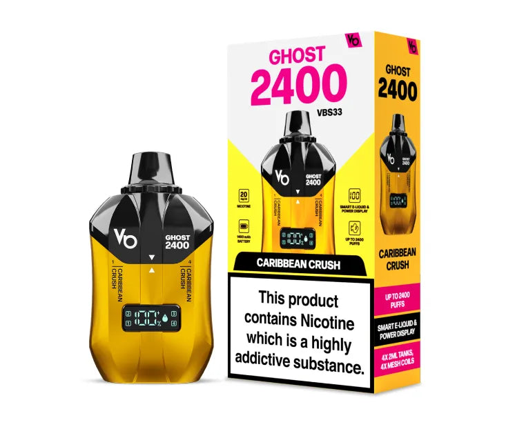 Ghost 2400 Puffs Vape Jetable (Boîte de 5)