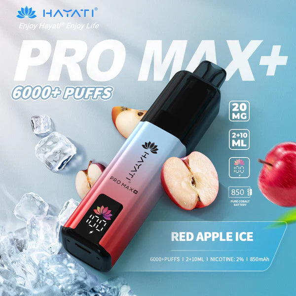 Hayat Pro Max+ 6000 Puffs Disposable Vape (Box of 10)