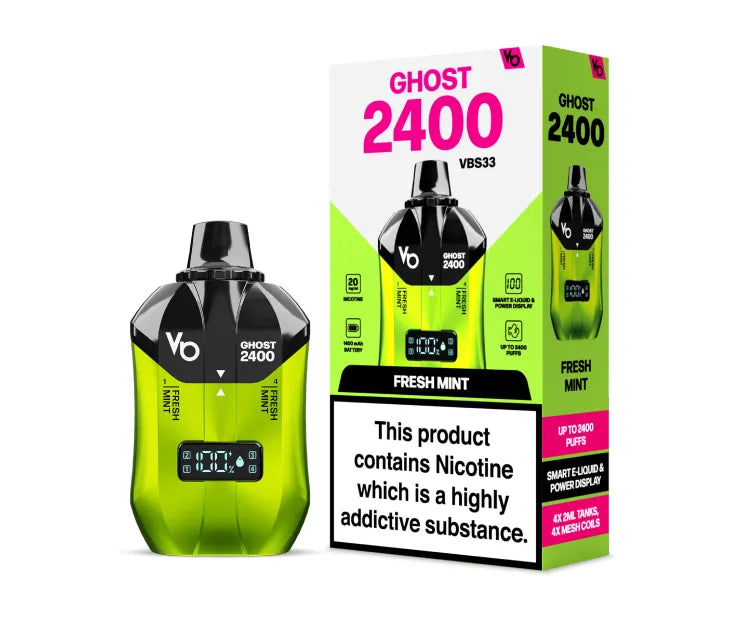 Ghost 2400 Puffs Vape Jetable (Boîte de 5)