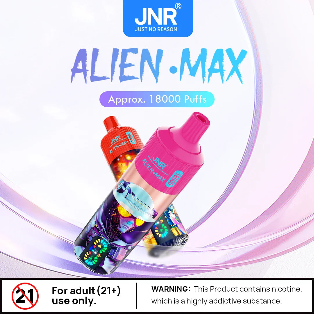 JNR Alien Max 18000 Puffs Vape Jetable (Boîte de 10)