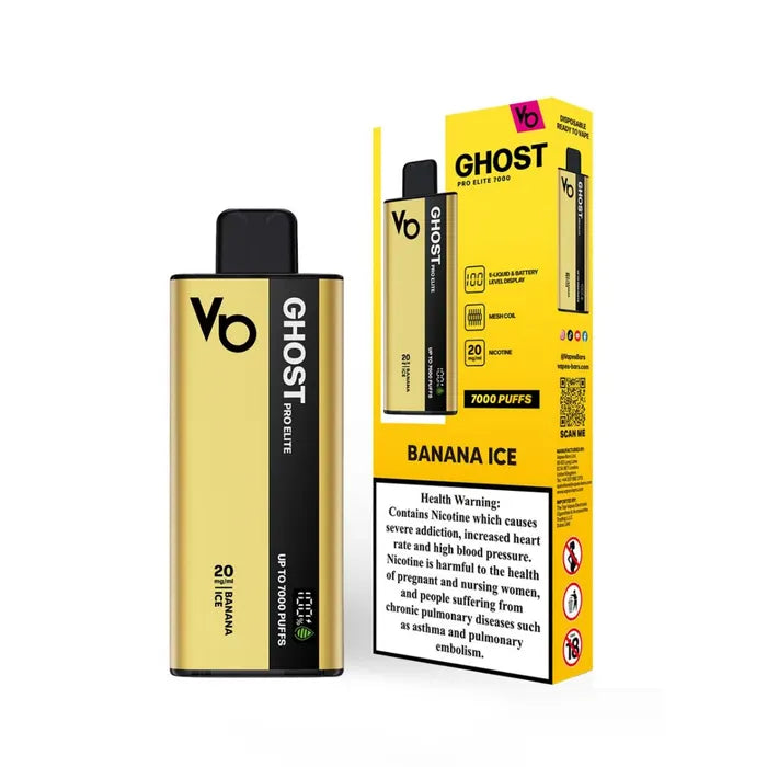 Ghost Pro Elite 7000 Puffs Vape Jetable (Boîte de 10)