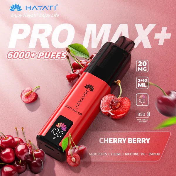 Hayat Pro Max+ 6000 Puffs Disposable Vape (Box of 10)