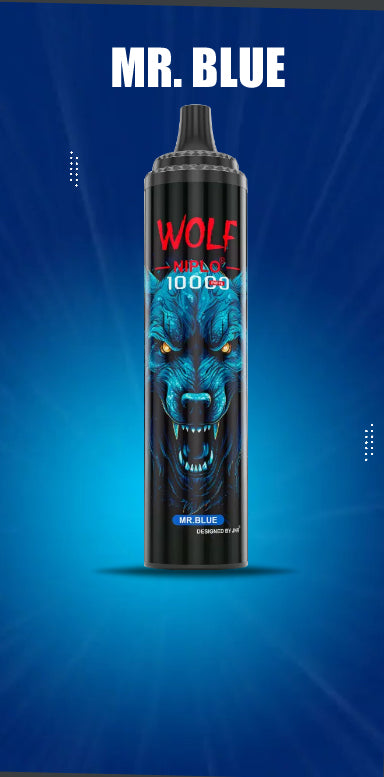 JNR Wolf Niplo 10000 Puffs Vape Jetable (Boîte de 10)