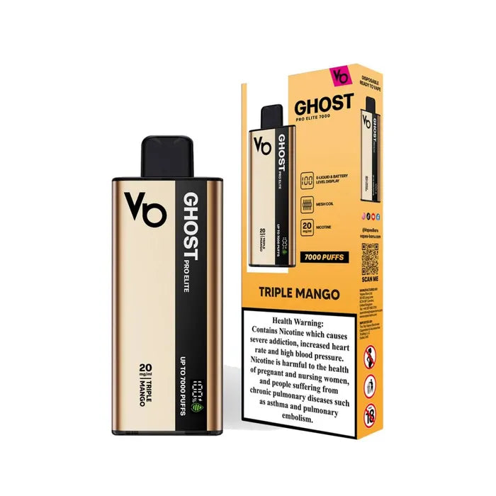 Ghost Pro Elite 7000 Puffs Vape Jetable (Boîte de 10)