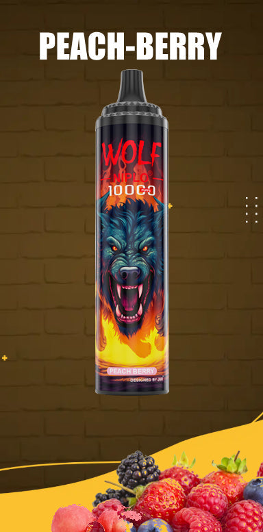 JNR Wolf Niplo 10000 Puffs Vape Jetable (Boîte de 10)