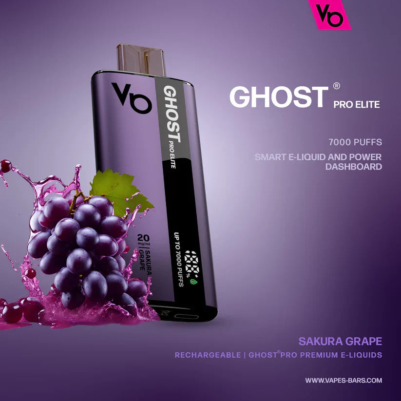 Ghost Pro Elite 7000 Puffs Vape Jetable (Boîte de 10)