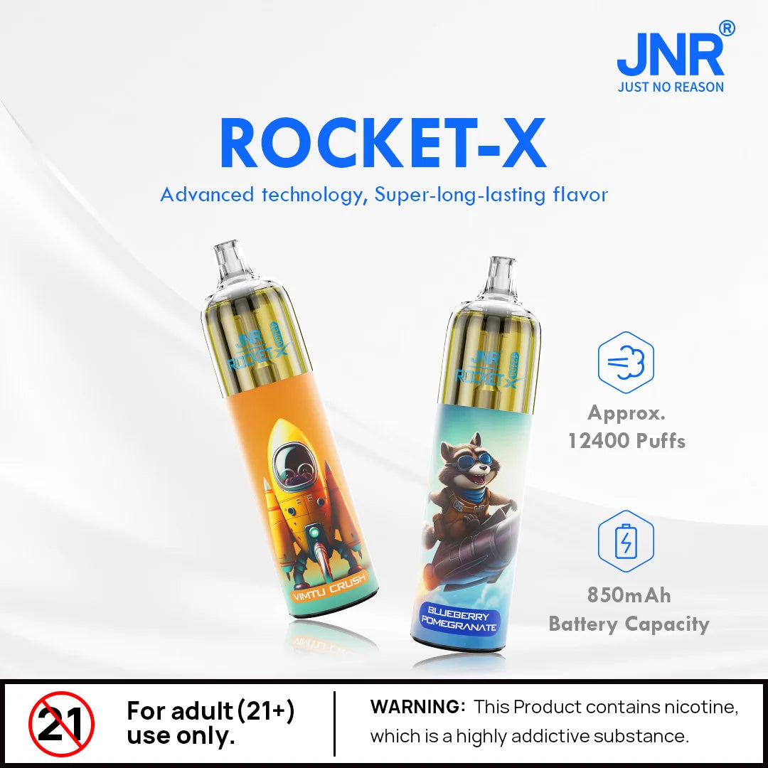 JNR Rocket X 12400 Puffs Vape Jetable (Boîte de 10)